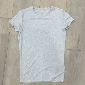 DJERF AVE  daily tee - grey melange